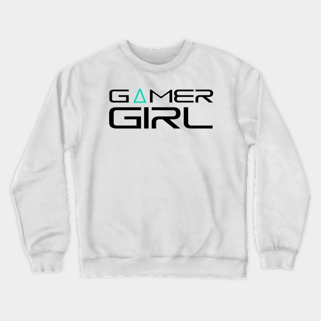 Gamer girl Crewneck Sweatshirt by Bernesemountaindogstuff